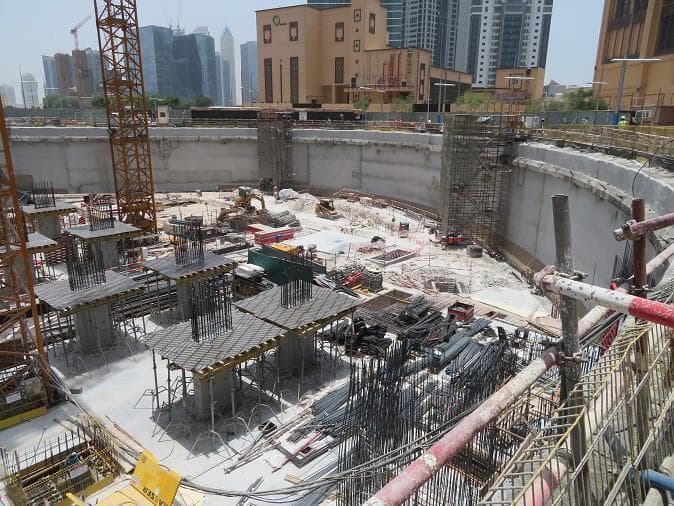 Burj Crown - Construction
