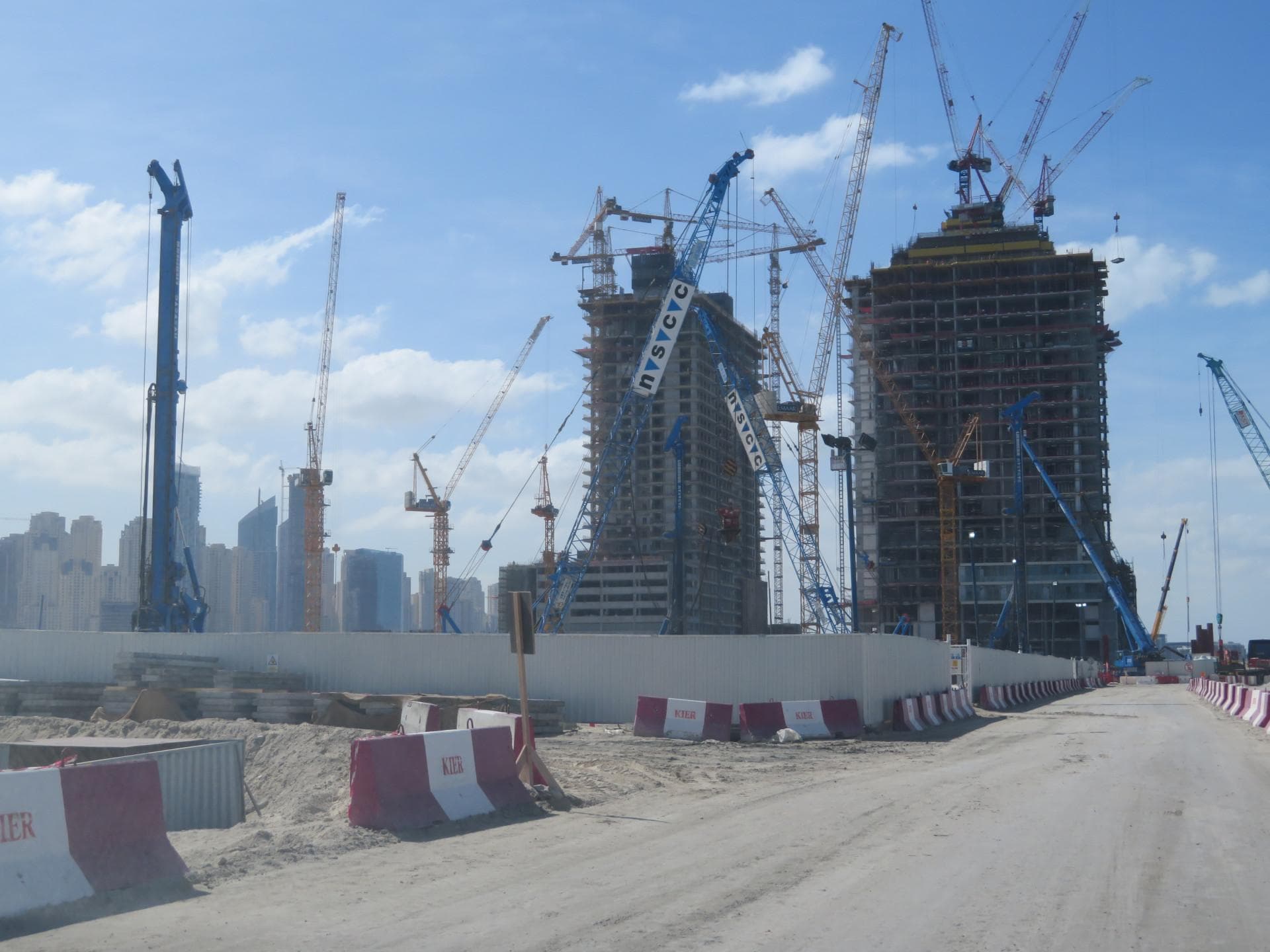 Grand Bleu Tower - Construction