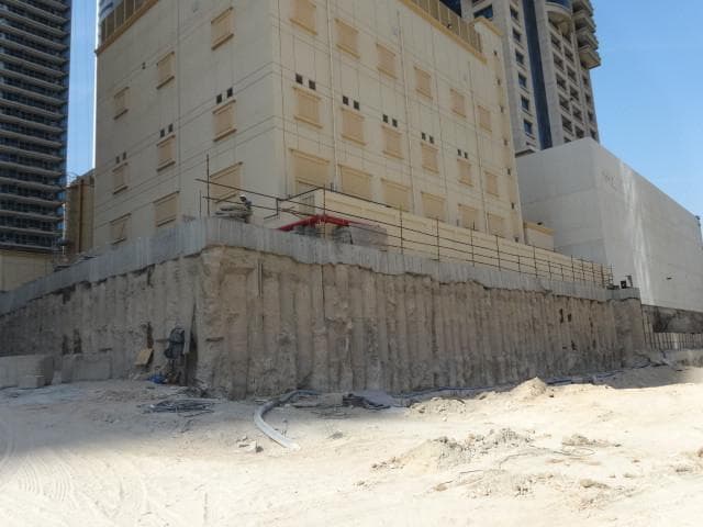 Marina Arcade - Construction