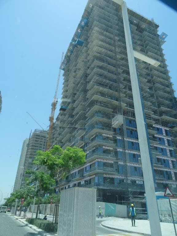 Grand Bleu Tower - Construction