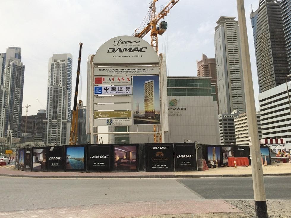 Paramount Tower Hotel & Residences - Construction