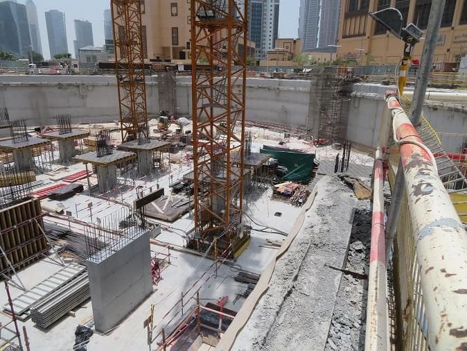 Burj Crown - Construction