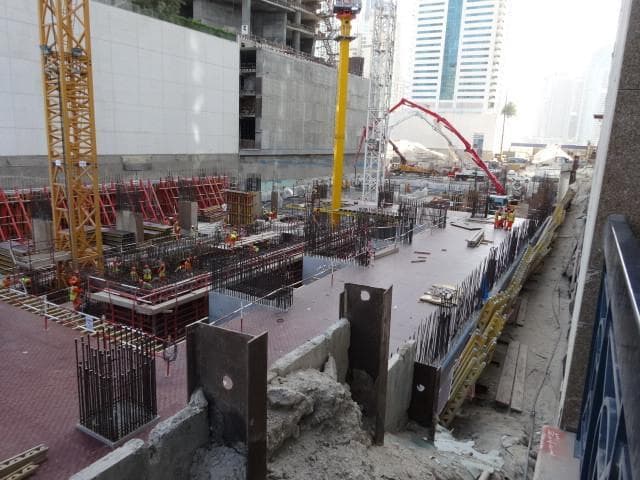 Marina Arcade - Construction