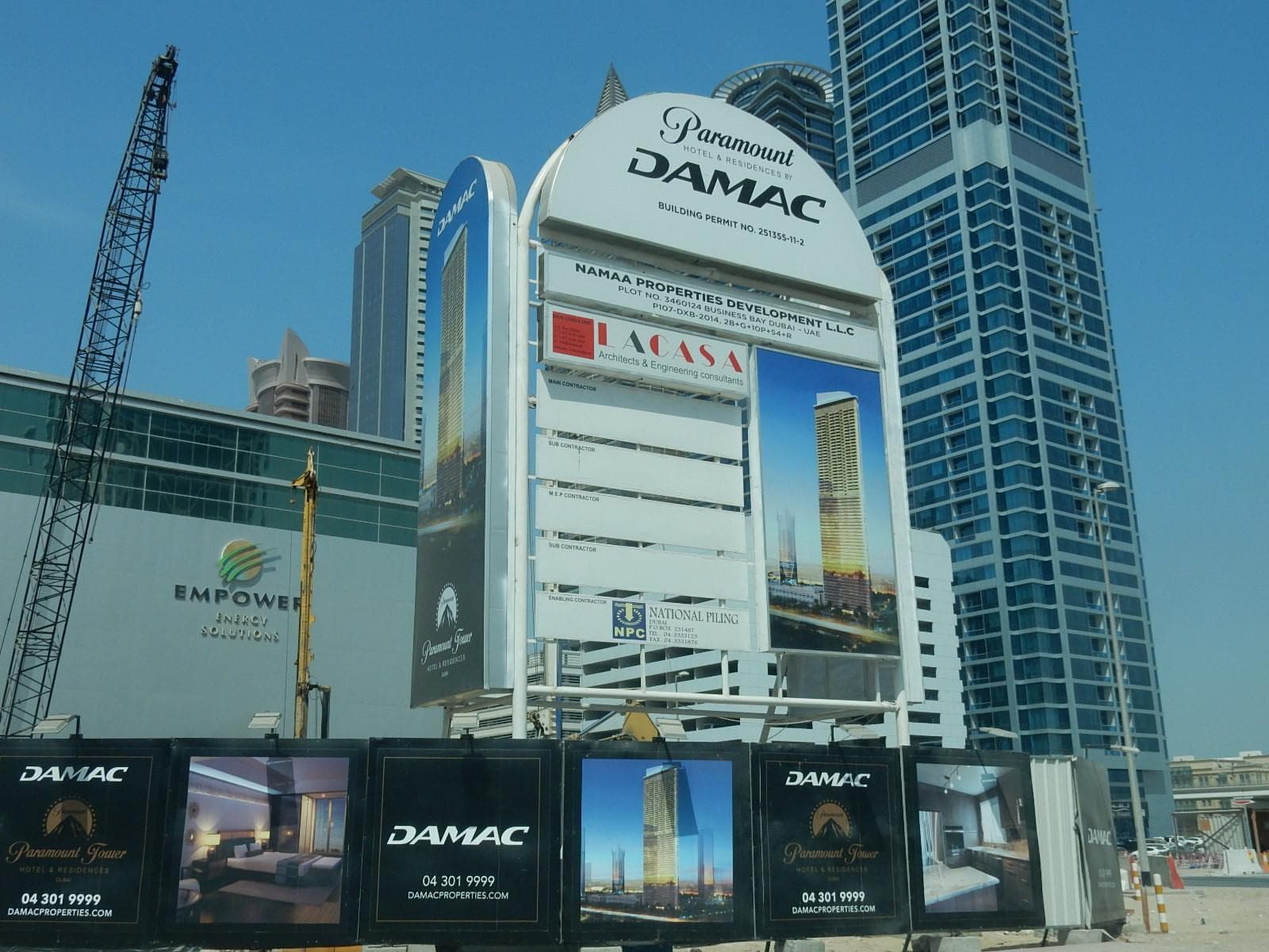 Paramount Tower Hotel & Residences - Construction