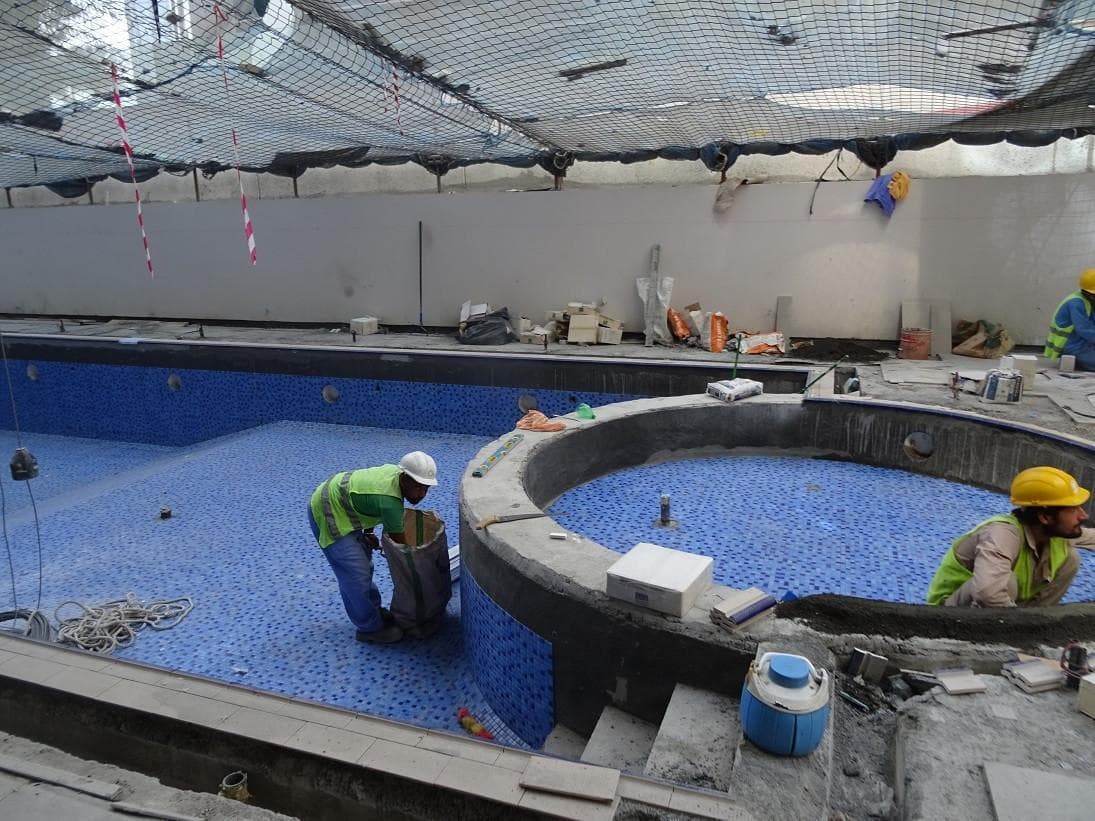 Marina Arcade - Construction