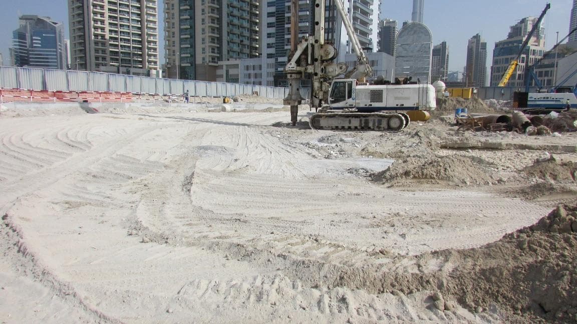 Bayz Tower - Construction