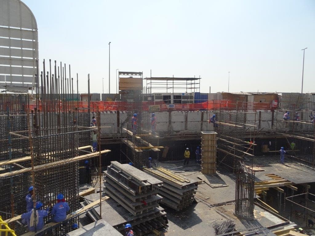 Nobles Tower - Construction