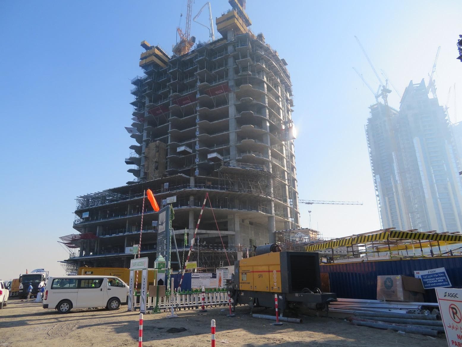 Address Harbour Point - Строительство
