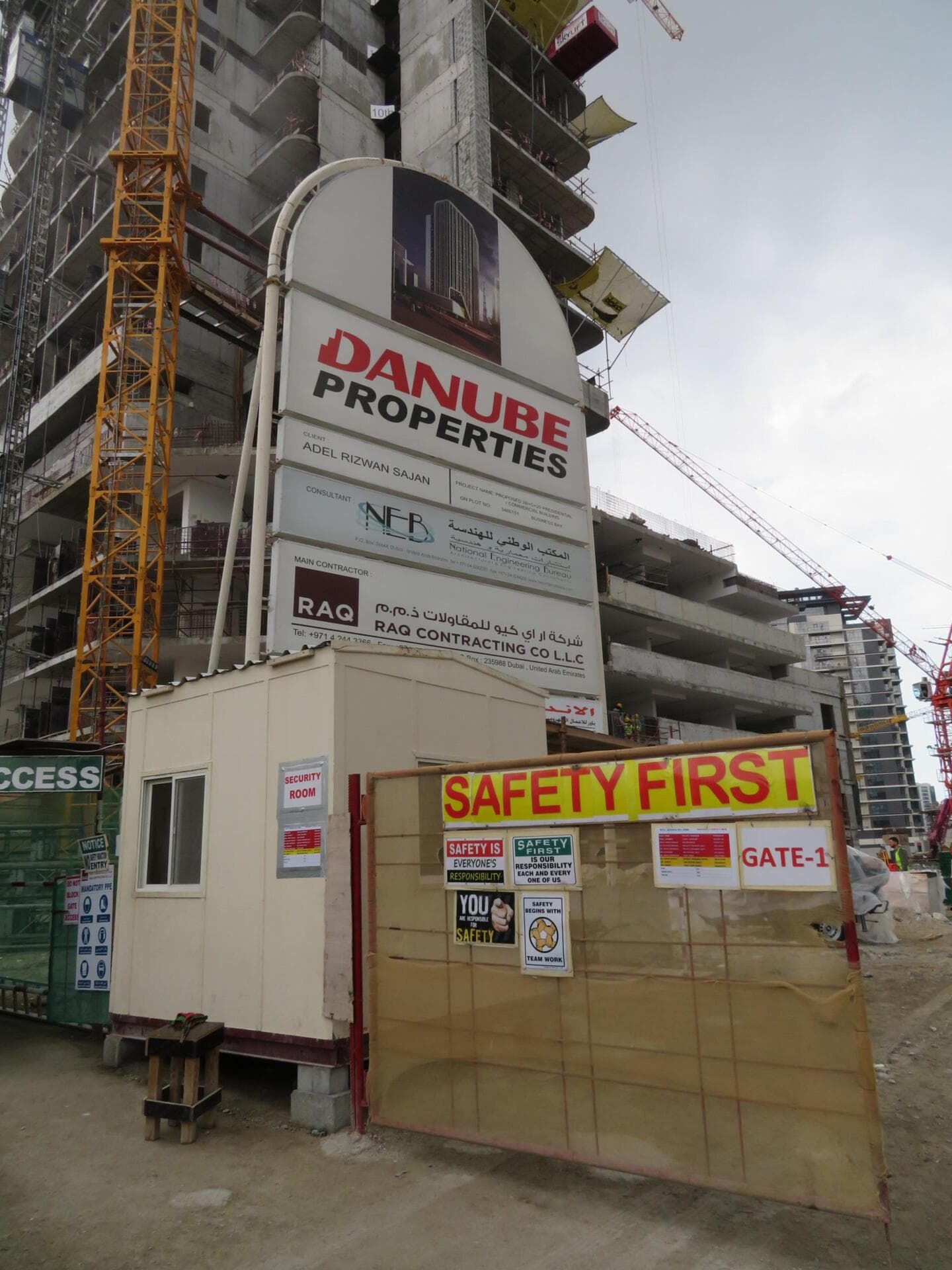 Bayz Tower - Construction