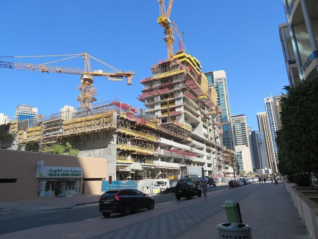 Vida Dubai Marina - Construction