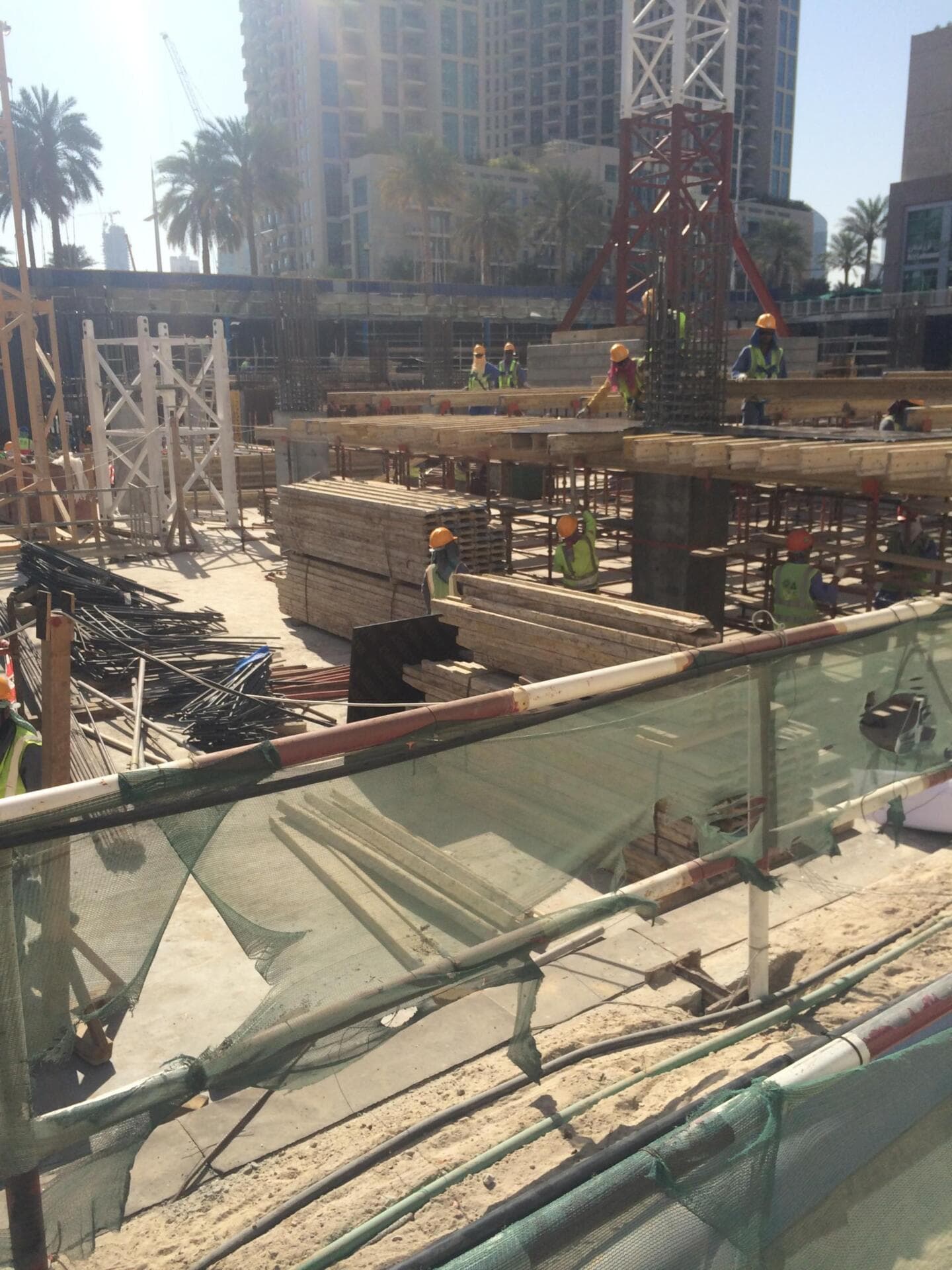 Burj Vista - Construction