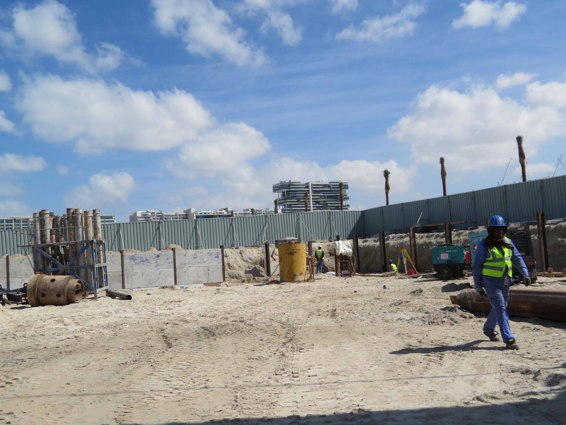 Grand Bleu Tower - Construction
