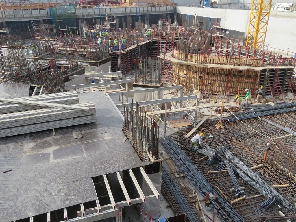 Bayz Tower - Construction