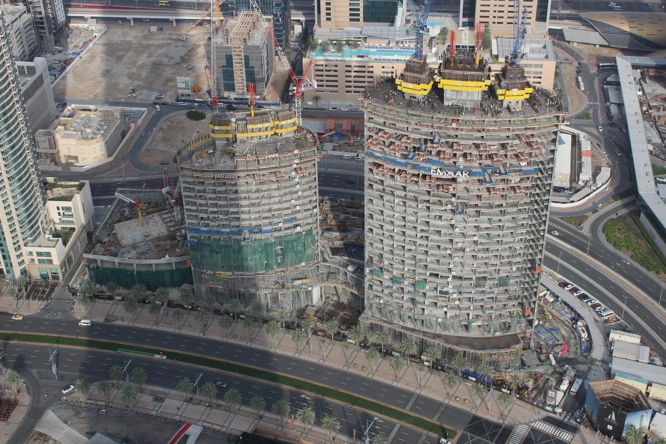 Burj Vista - Construction