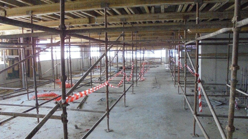 Q Gardens Lofts - Строительство