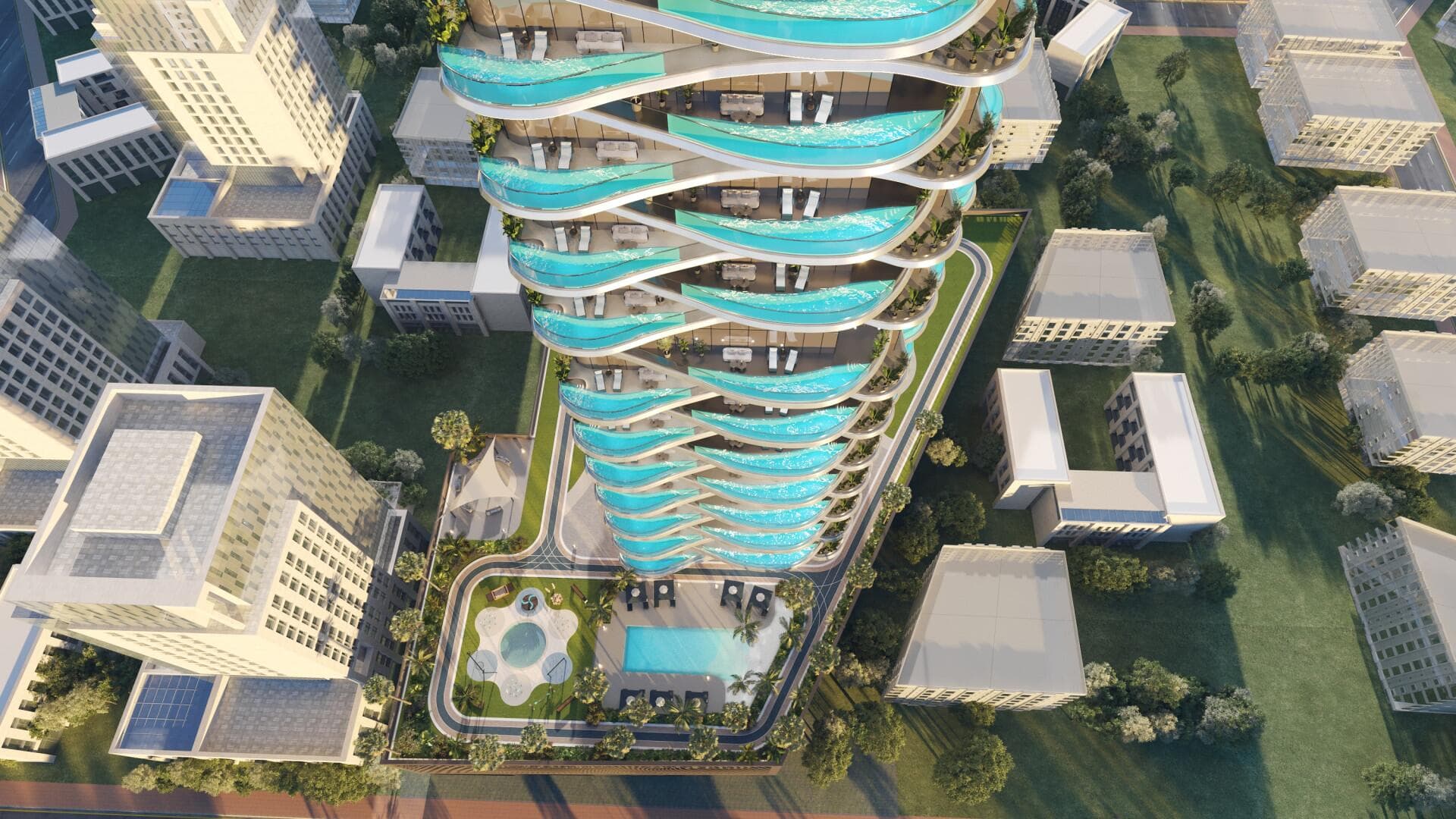 Volga Tower - Renders