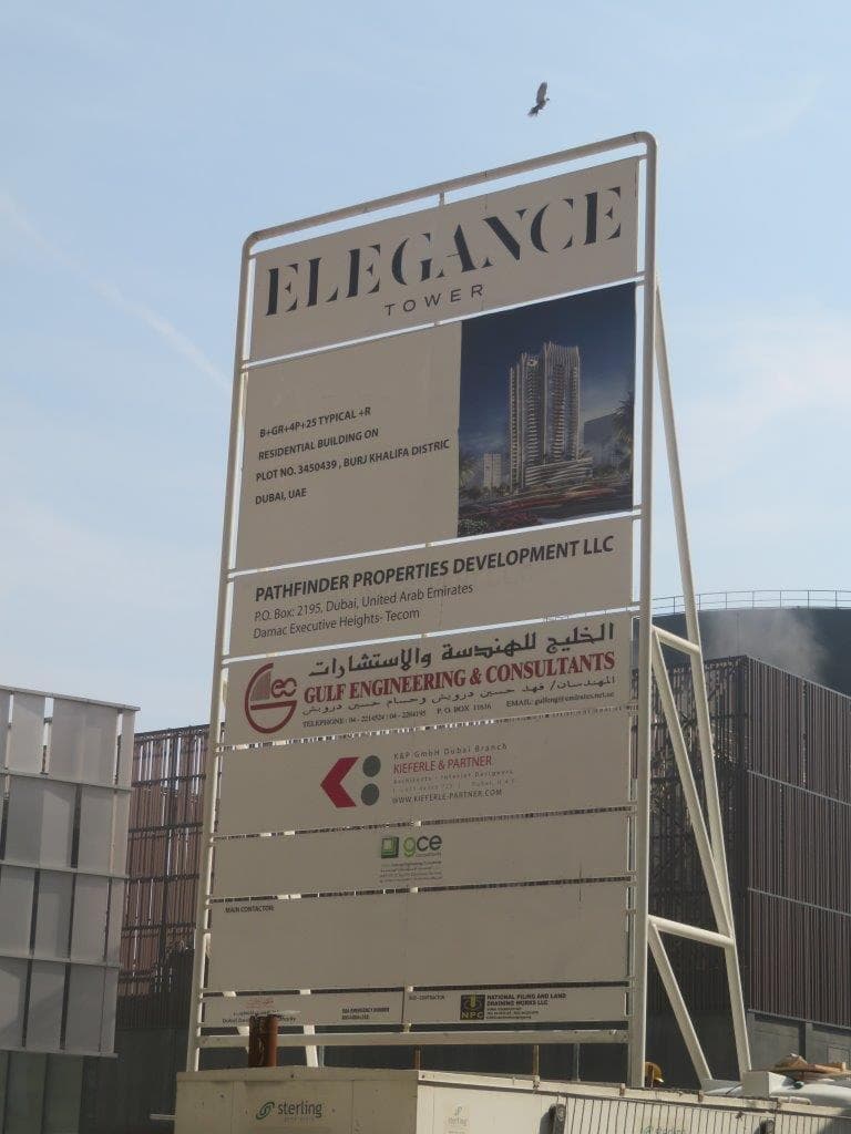 Elegance Tower - Construction
