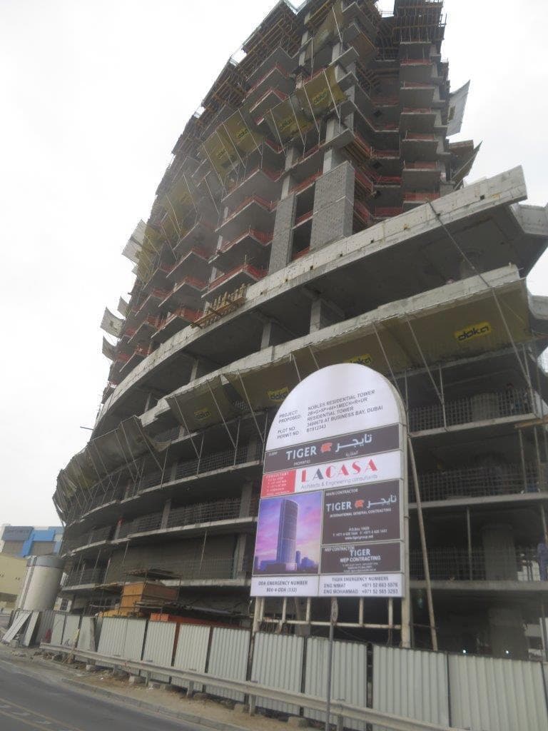 Nobles Tower - Construction