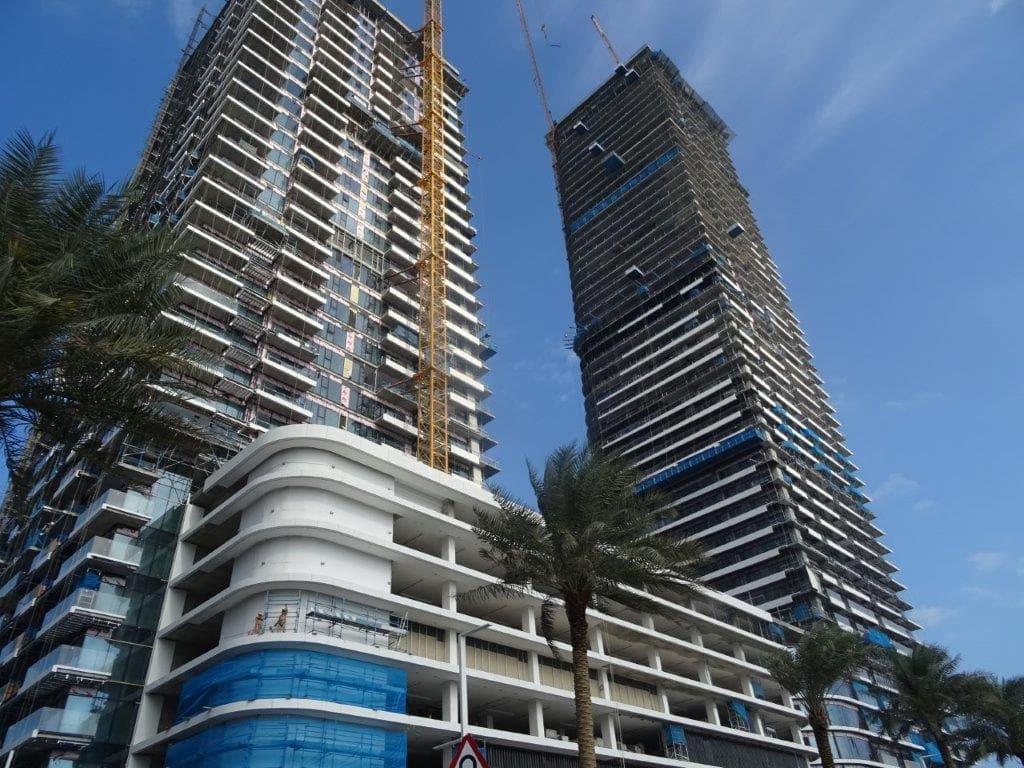 Grand Bleu Tower - Construction