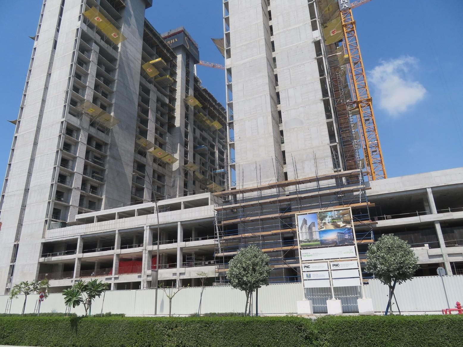 Sobha Creek Vistas - Construction