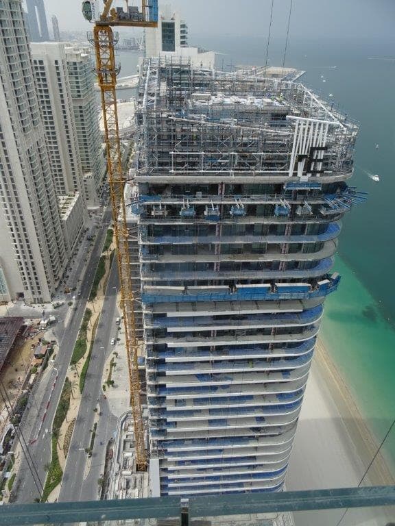 Grand Bleu Tower - Construction