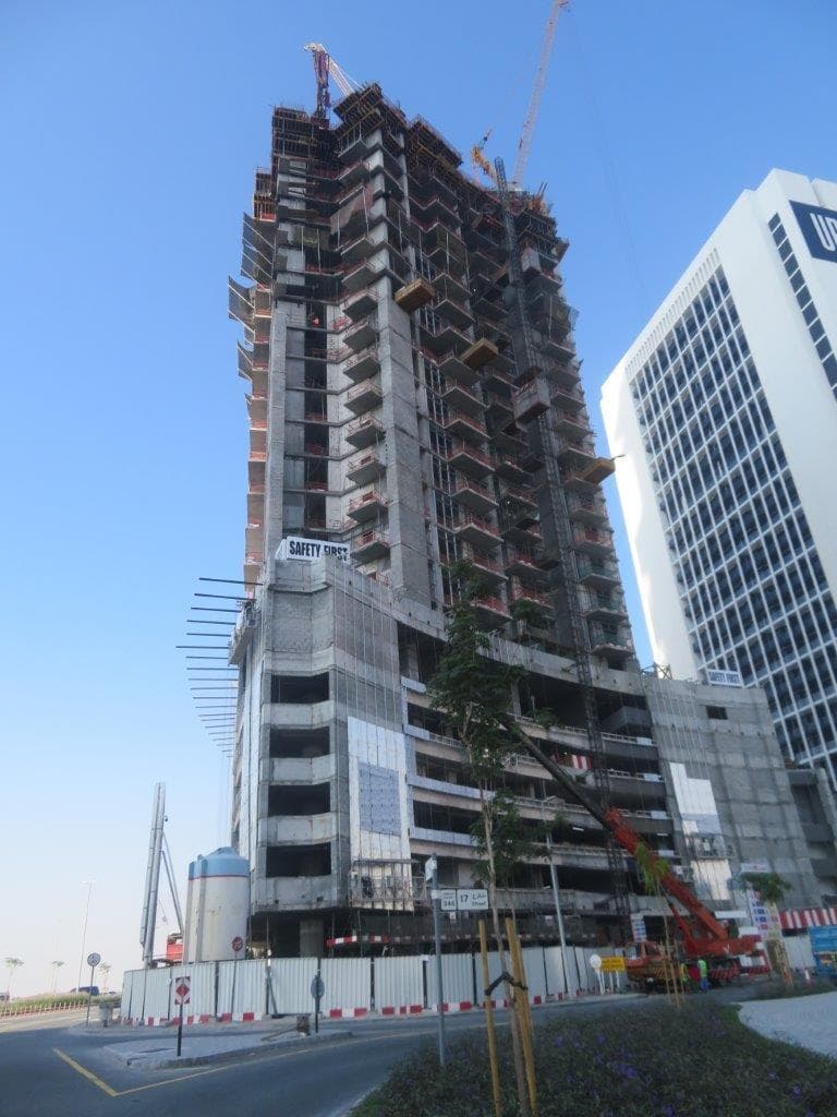 Nobles Tower - Construction