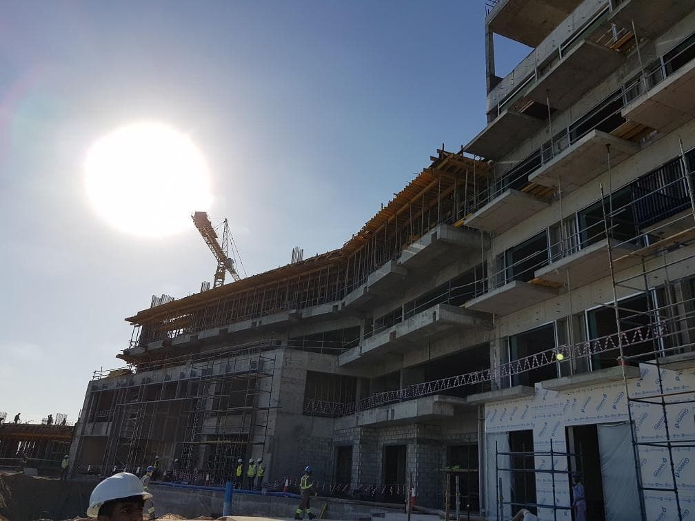 InterContinental Dubai - Construction