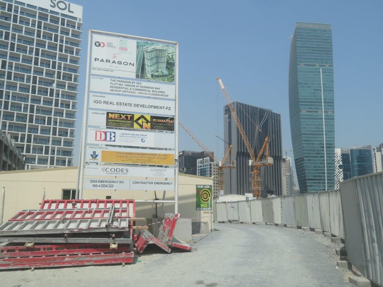 The Paragon - Construction