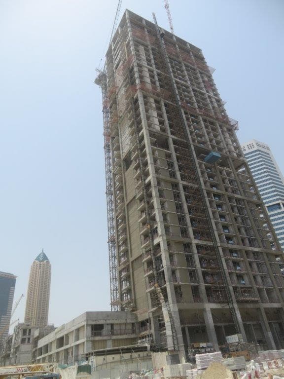 Peninsula One - Construction