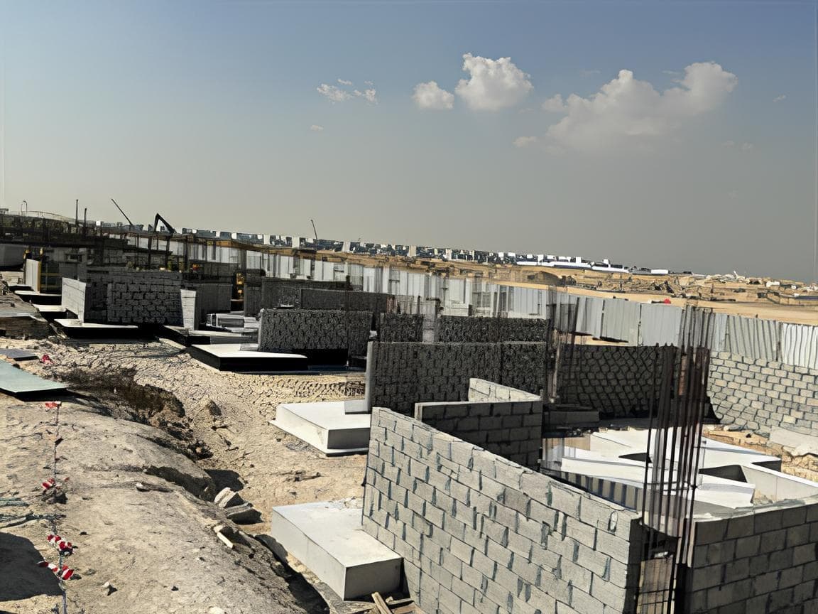 Venice Damac lagoons - Construction