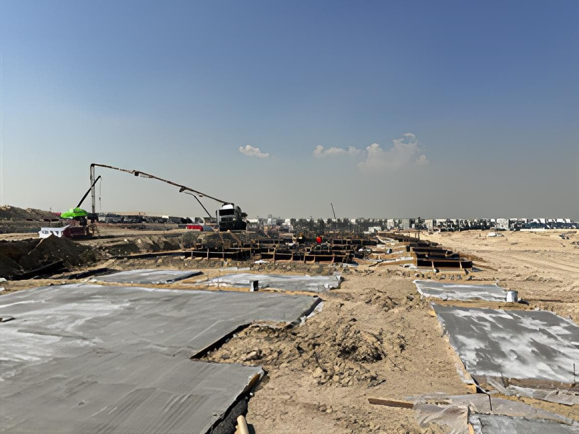 Venice Damac lagoons - Construction