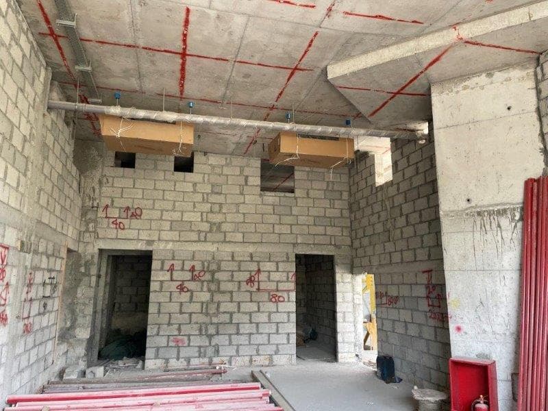 Q Gardens Lofts - Construction