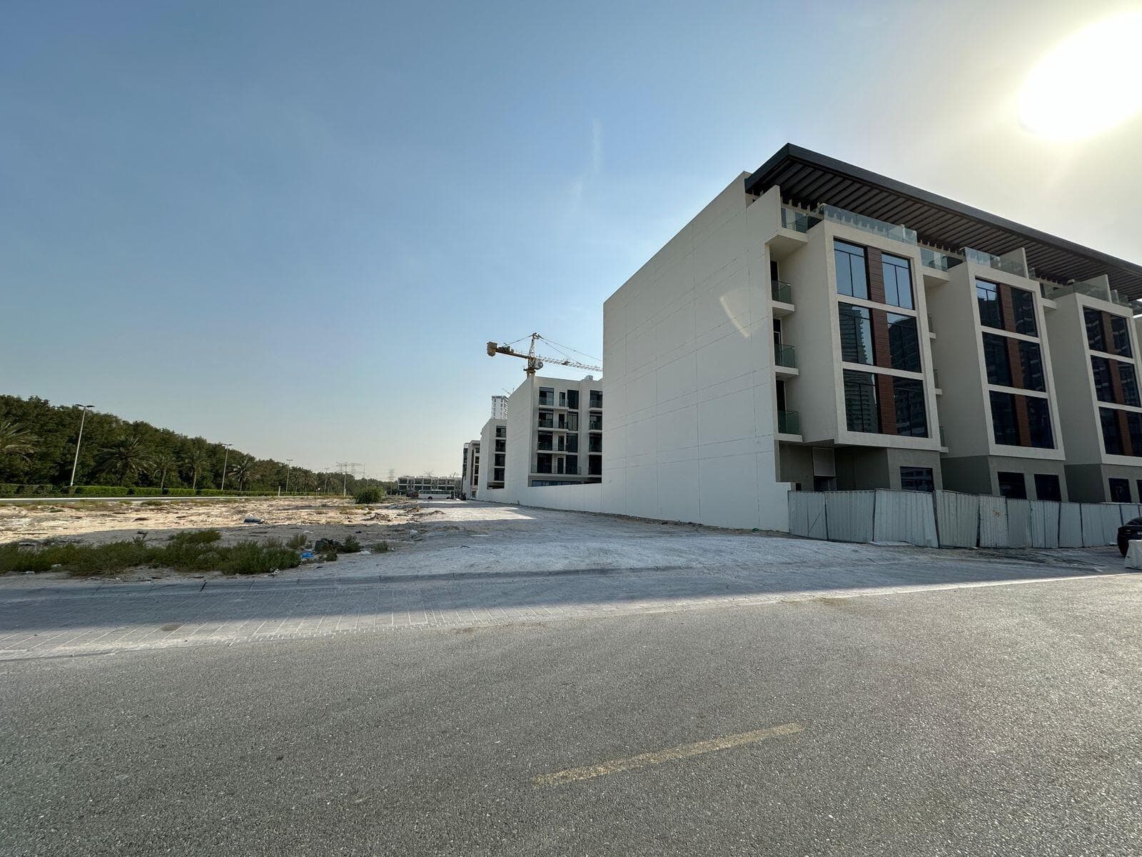One Sky Park - Construction