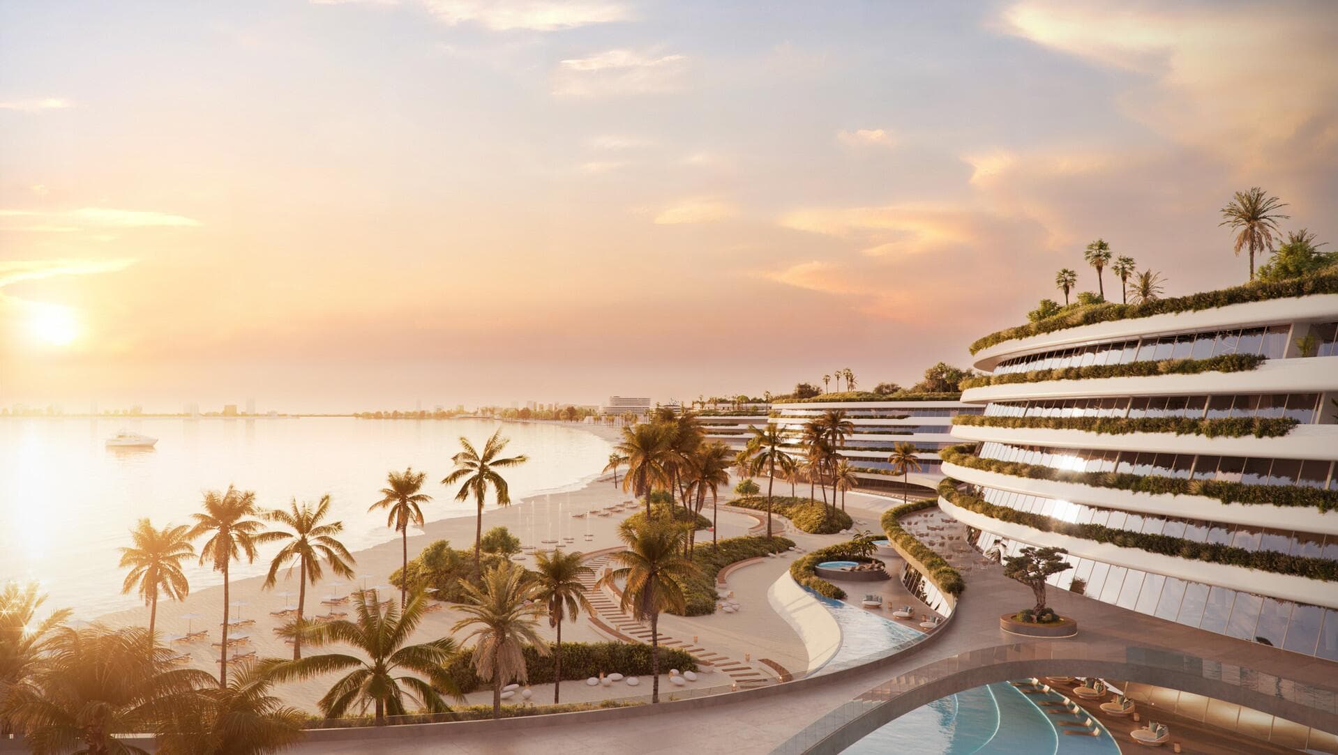 Palm Jebel Ali — The Fronds B-C - Infrastructure