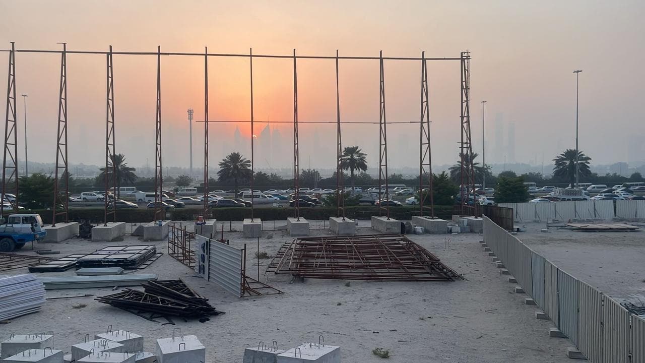 Binghatti Pinnacle - Construction