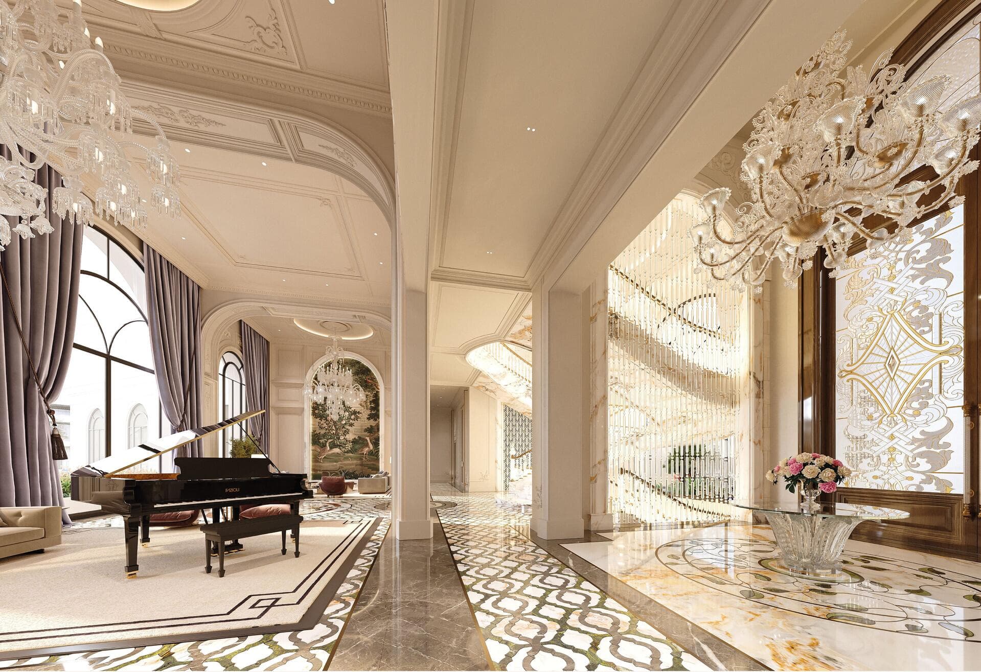 Monaco Mansions - Finishing