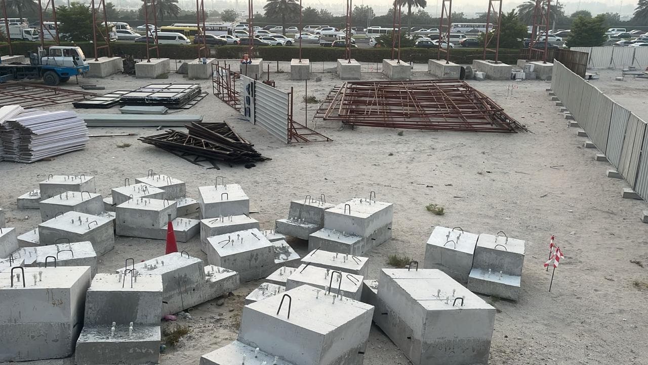 Binghatti Pinnacle - Construction