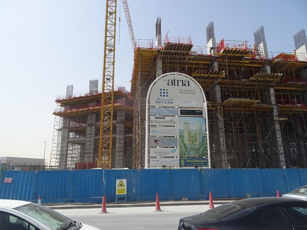 The Atria - Construction
