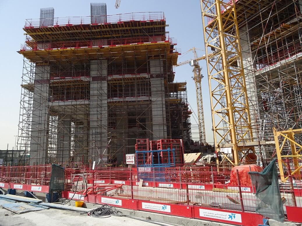 The Atria - Construction