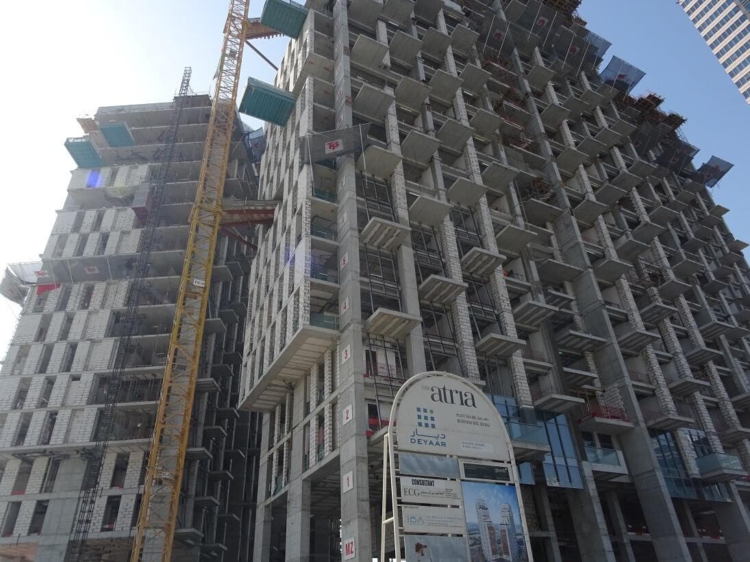 The Atria - Construction