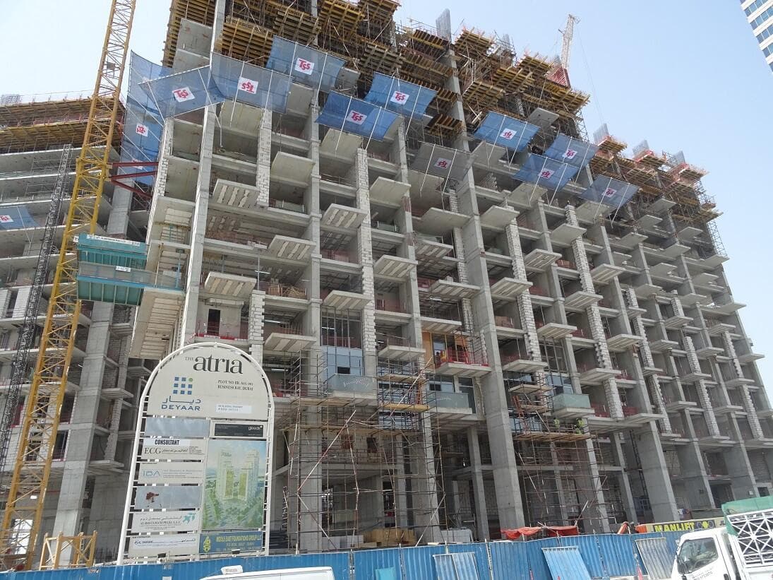 The Atria - Construction