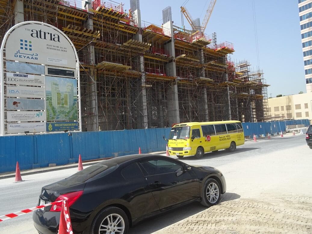The Atria - Construction