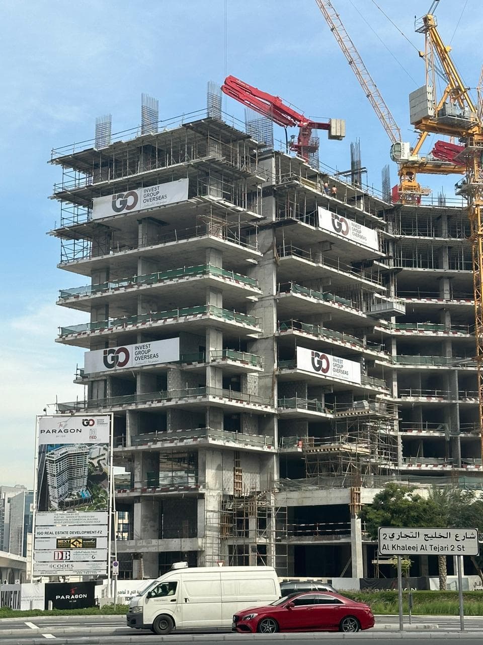 The Paragon - Construction