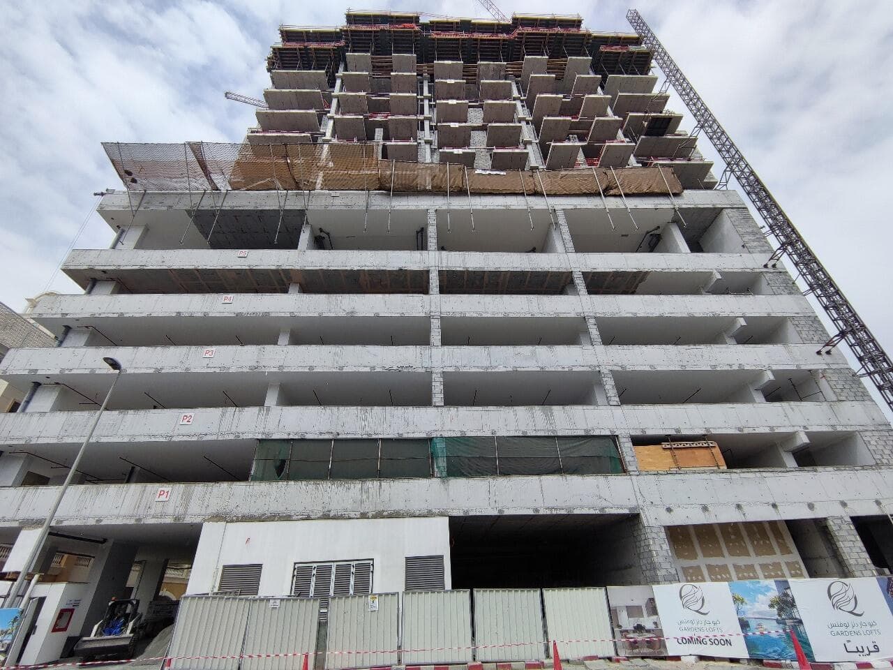 Q Gardens Lofts - Construction