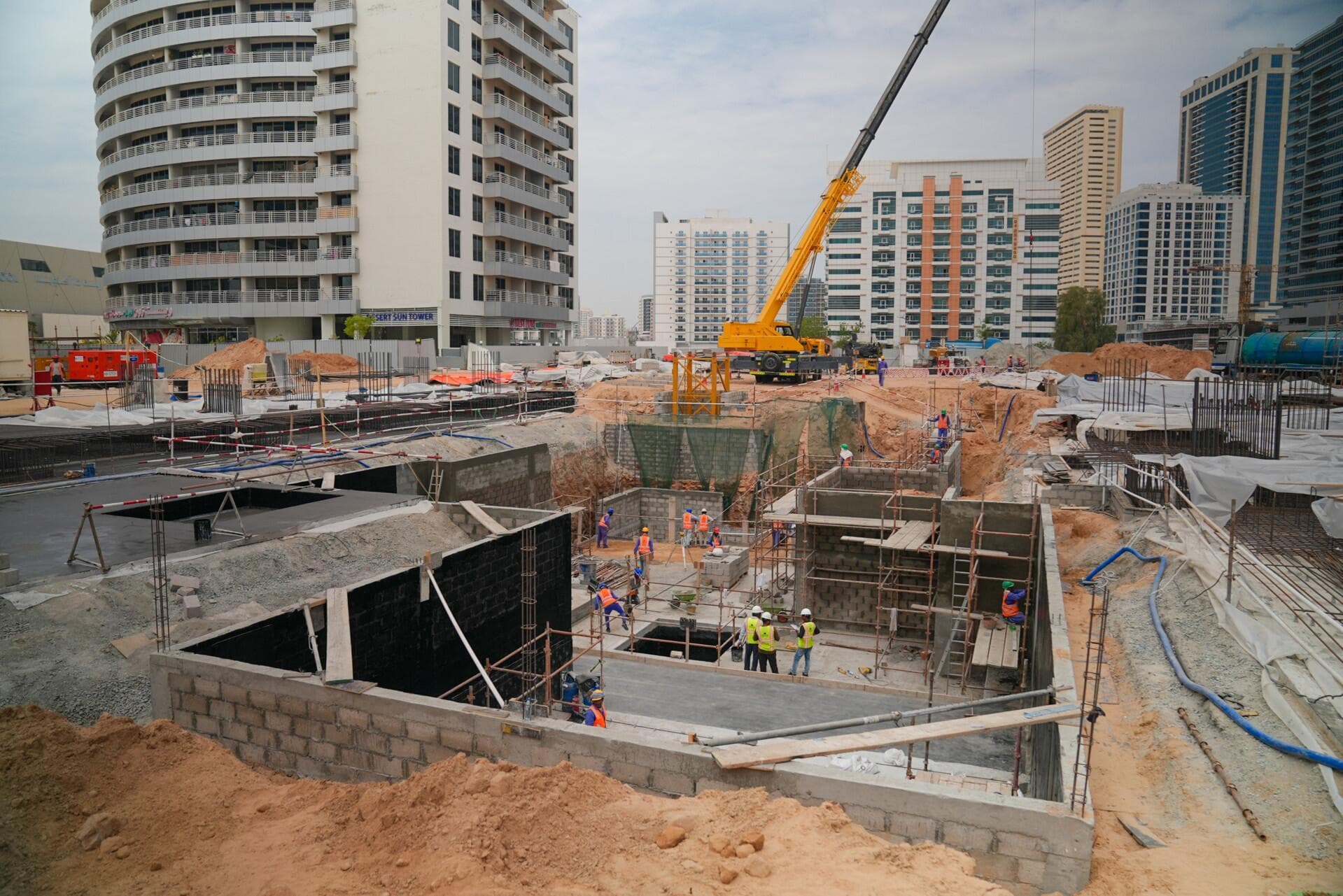 Weybridge Gardens - Construction