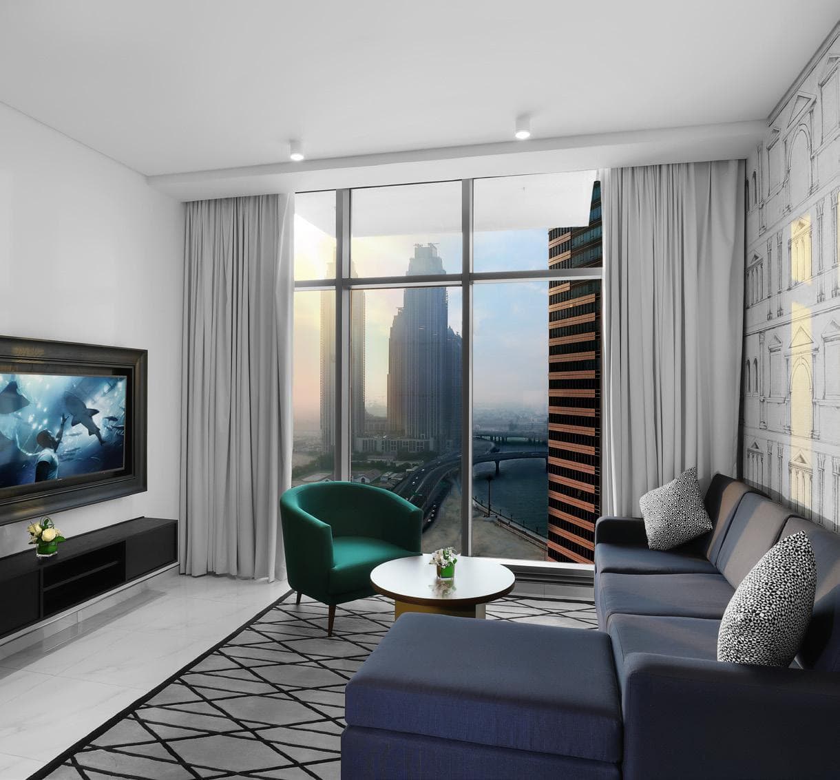 The Atria - Finishing
