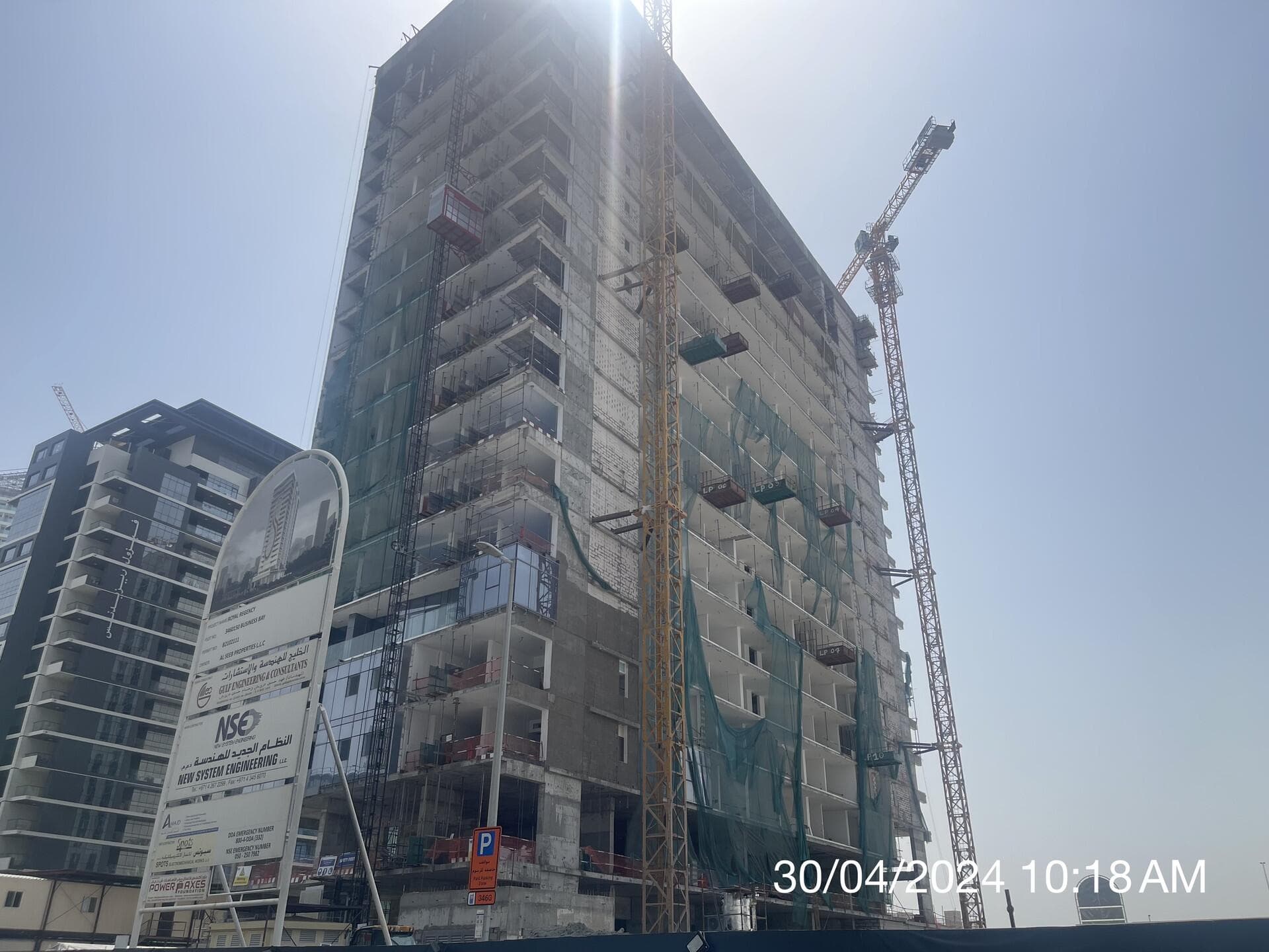 Royal Regency - Construction