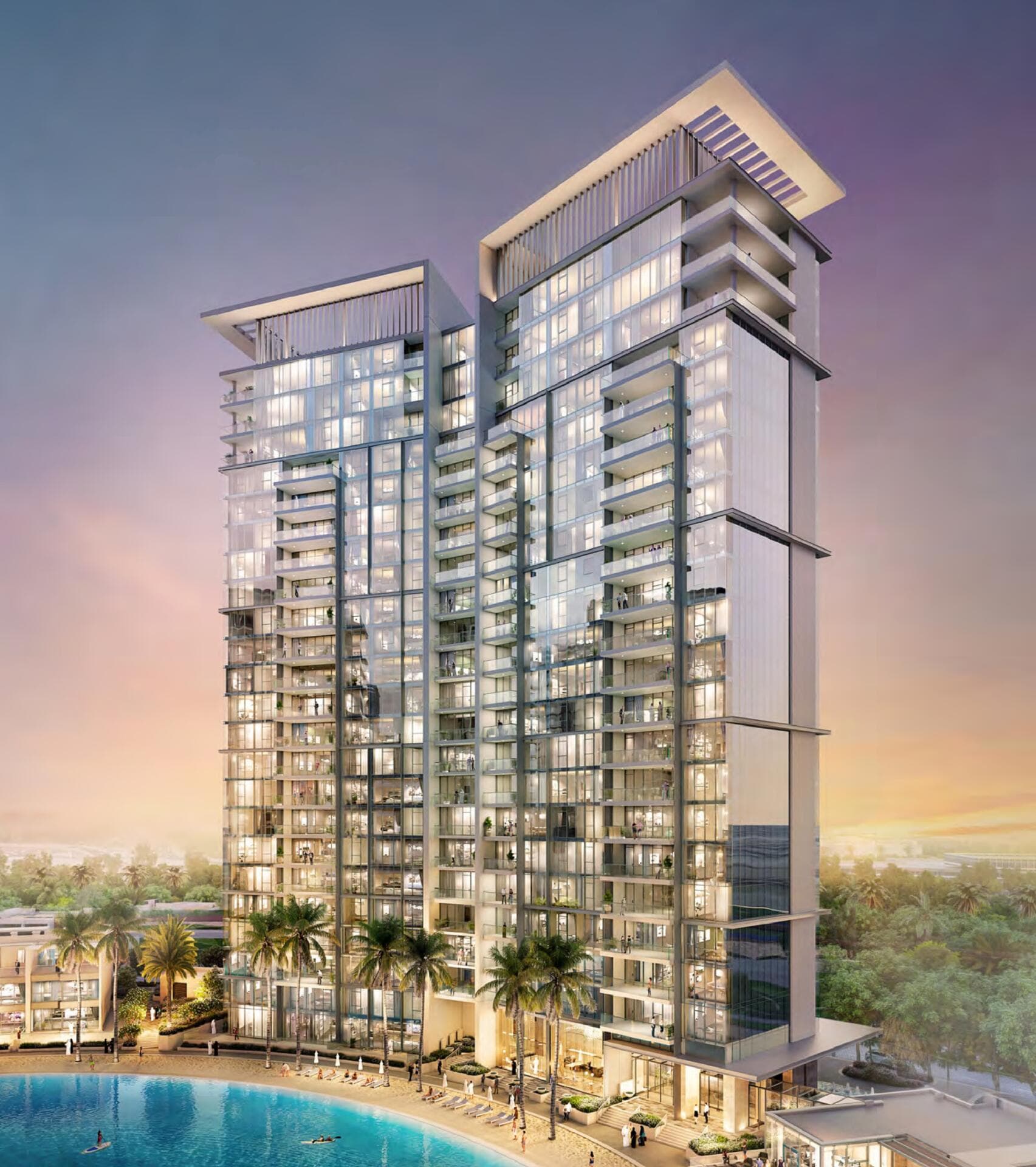 Lagoon Views At District One - Renders