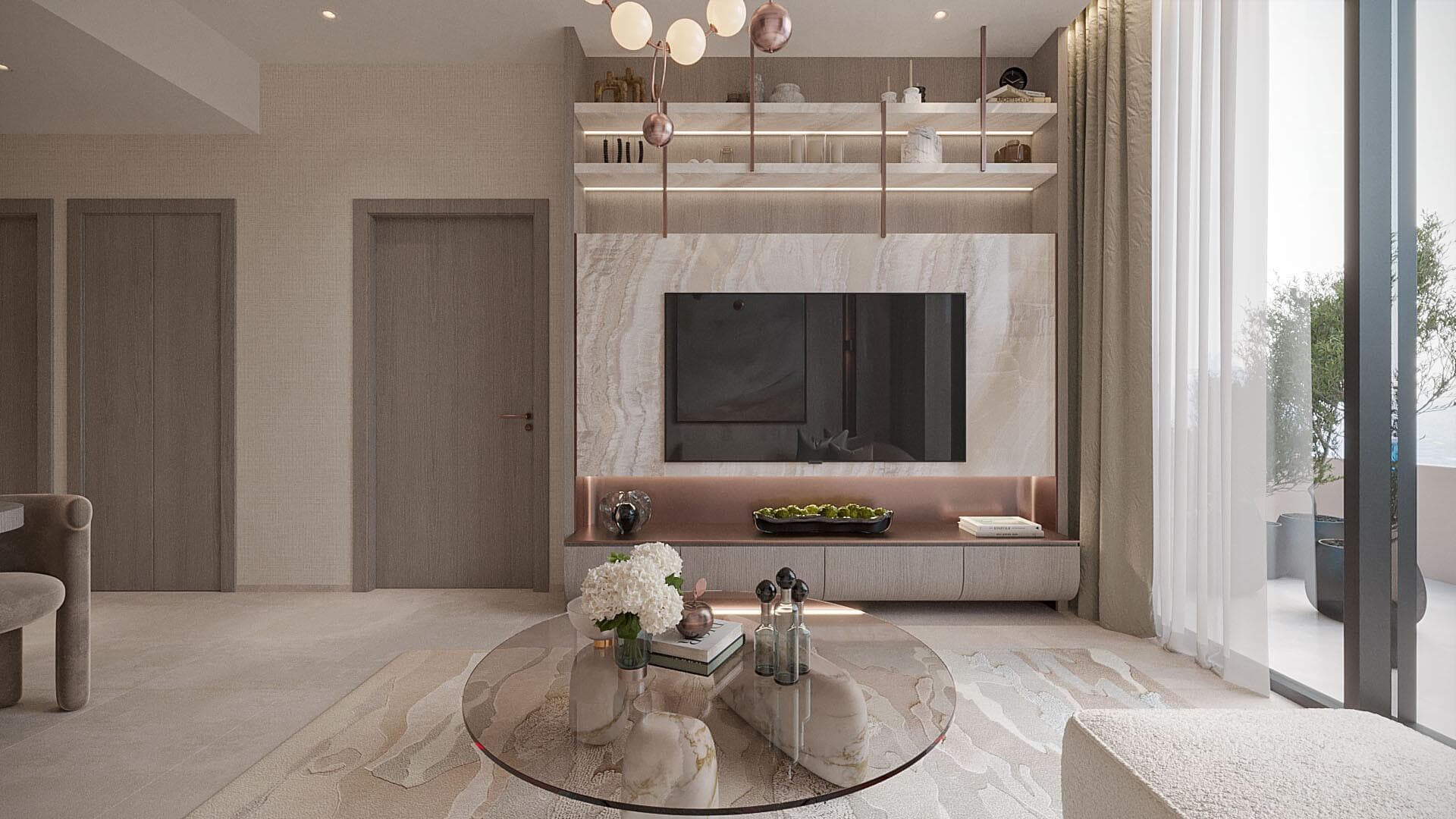 One Sky Park - Finishing