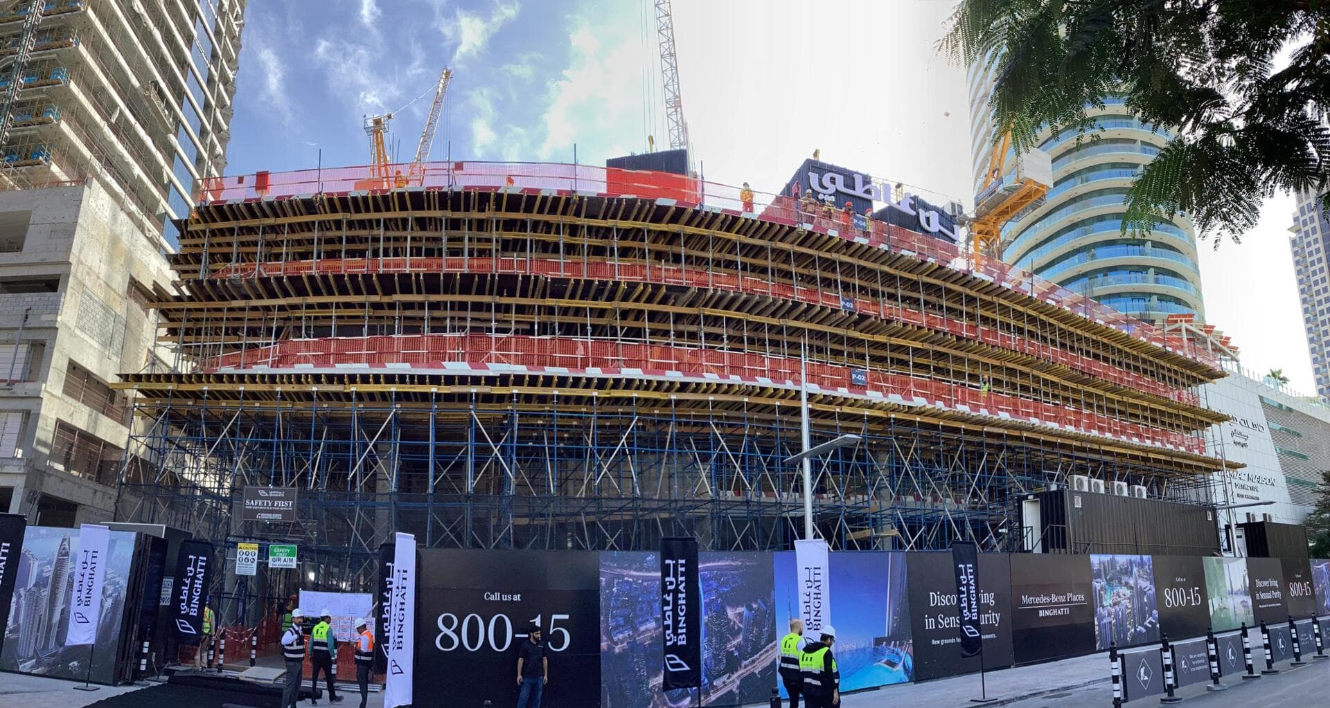 Mercedes Benz Places by Binghatti - Construction